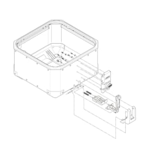 Case bottom & lid cases GIVI OBKN58 shell Alu