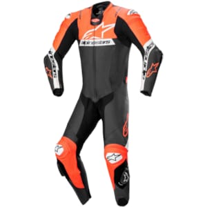 Combinaison en une pièce ALPINESTARS Missile V2 Ward 1PC Suit Noir-Rouge Fluo-Blanc