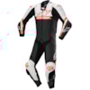 ALPINESTARS Missile V2 Ward 1PC Suit Noir-Blanc-Rouge Fluo