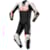 Combinaison en une pièce ALPINESTARS Missile V2 Ward 1PC Suit Noir-Blanc-Rouge Fluo