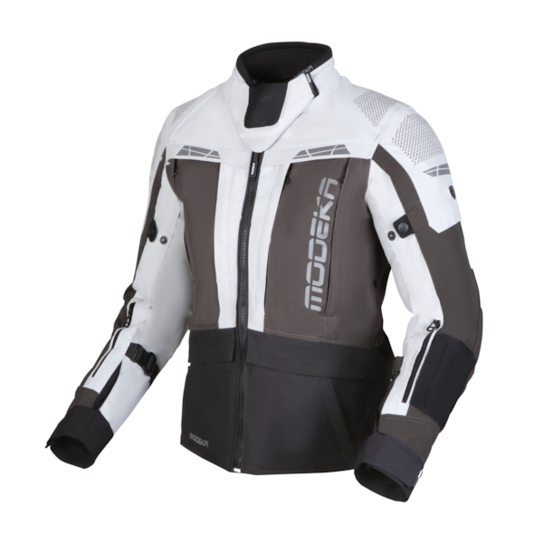 MODEKA Hydron Lady Jacket Gris clair-Gris foncé-Noir