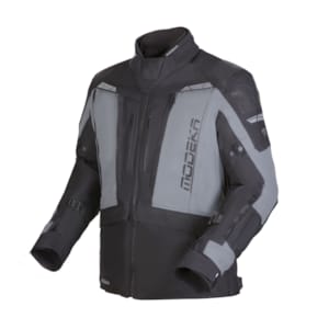 Textiel motorjas heren MODEKA Hydron Jacket Zwart-Grijs Kort