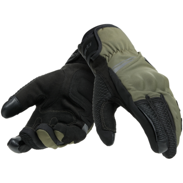 DAINESE Trento D-Dry Thermal Gloves Zwart-Groen