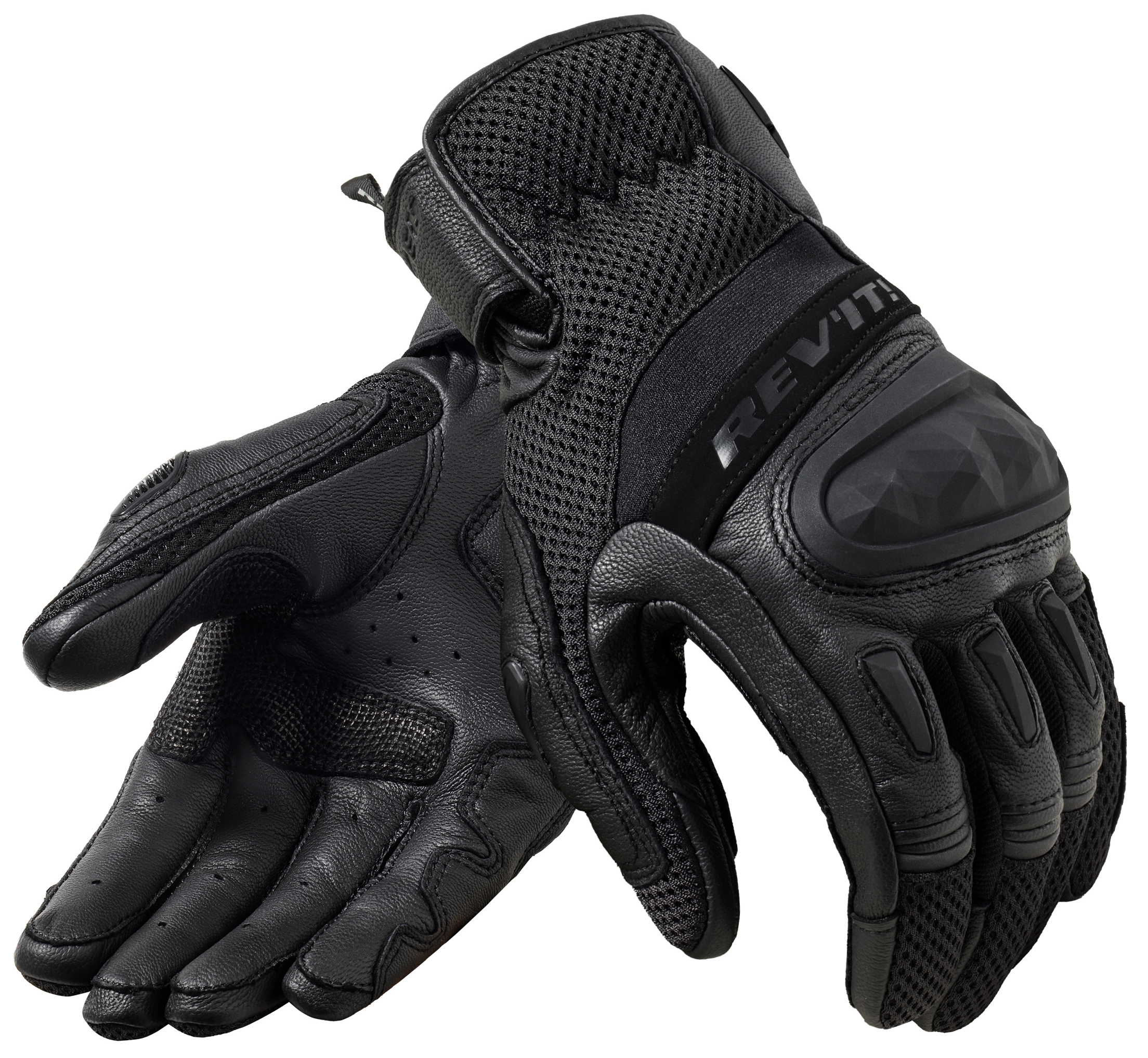 Men's summer gloves REV'IT! Dirt 4 Black
