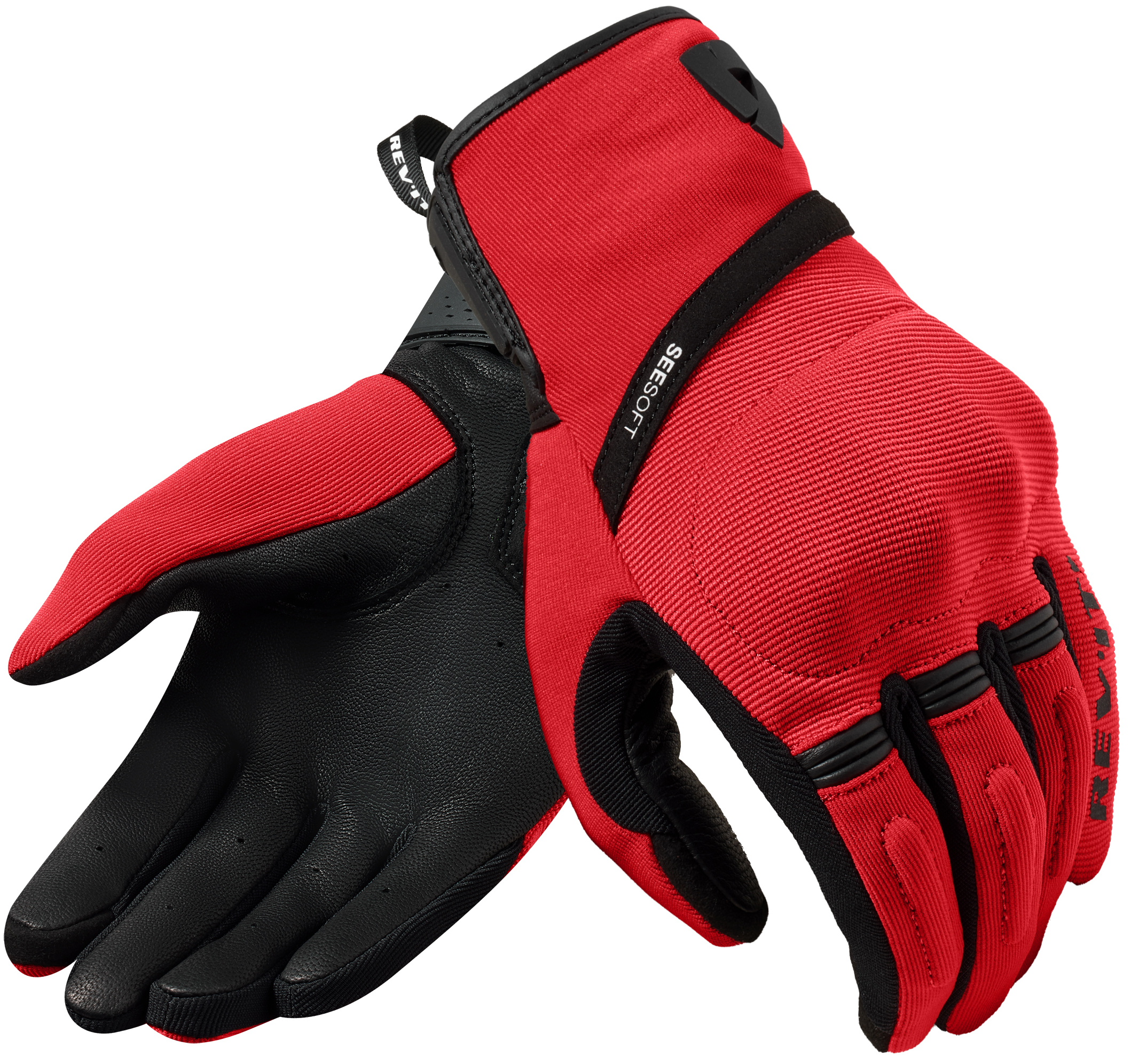 Zomerhandschoenen heren REV'IT! Mosca 2 Rood - Zwart