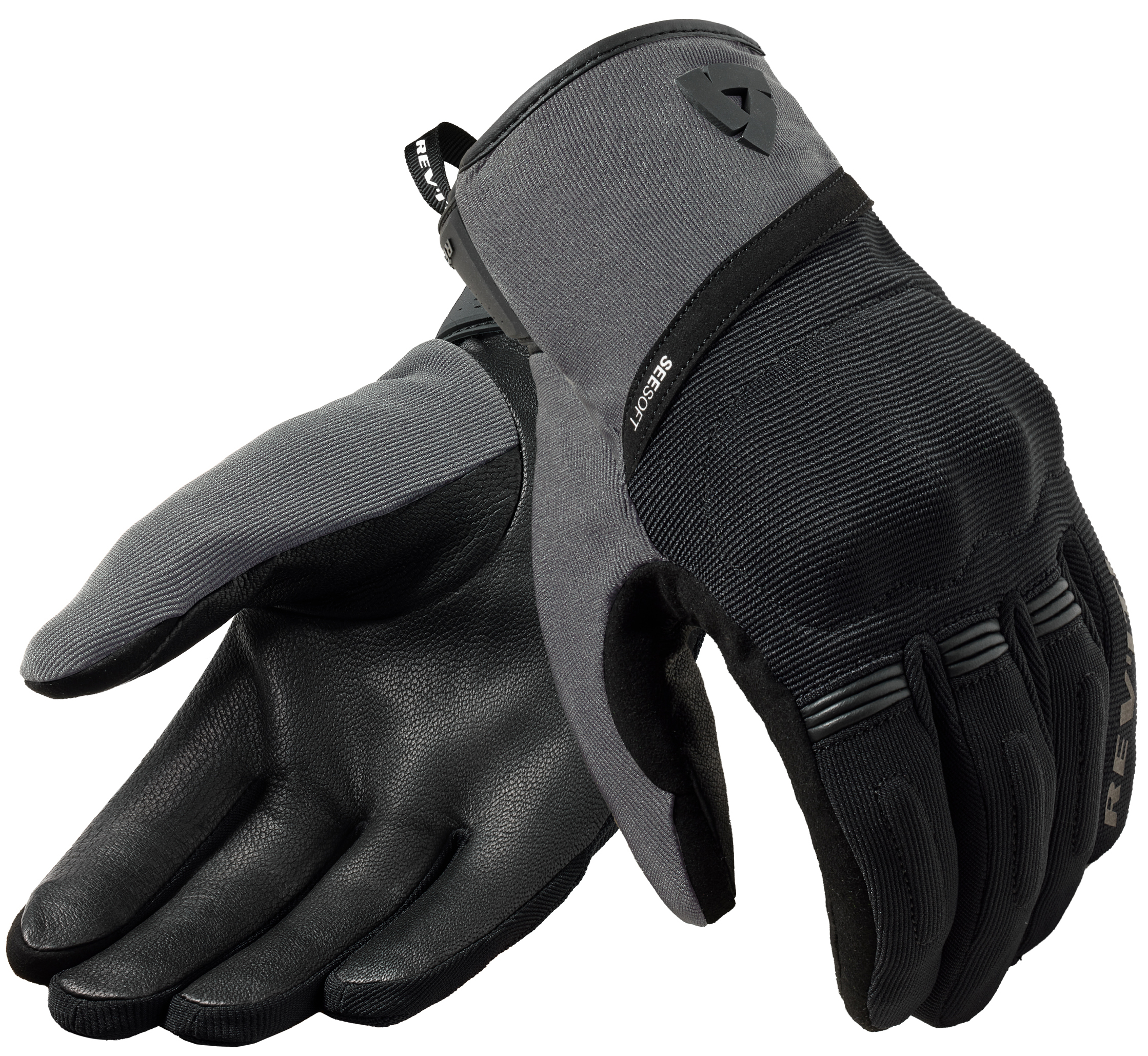 Gants mi-saison hommes REV'IT! Mosca 2 H2O Noir - Gris