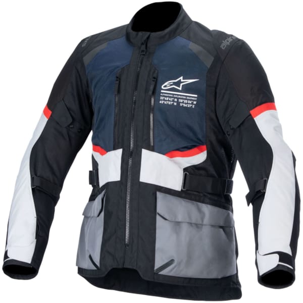 ALPINESTARS Andes Air Drystar Jacket Diep Blauw-Zwart-Ice Grijs