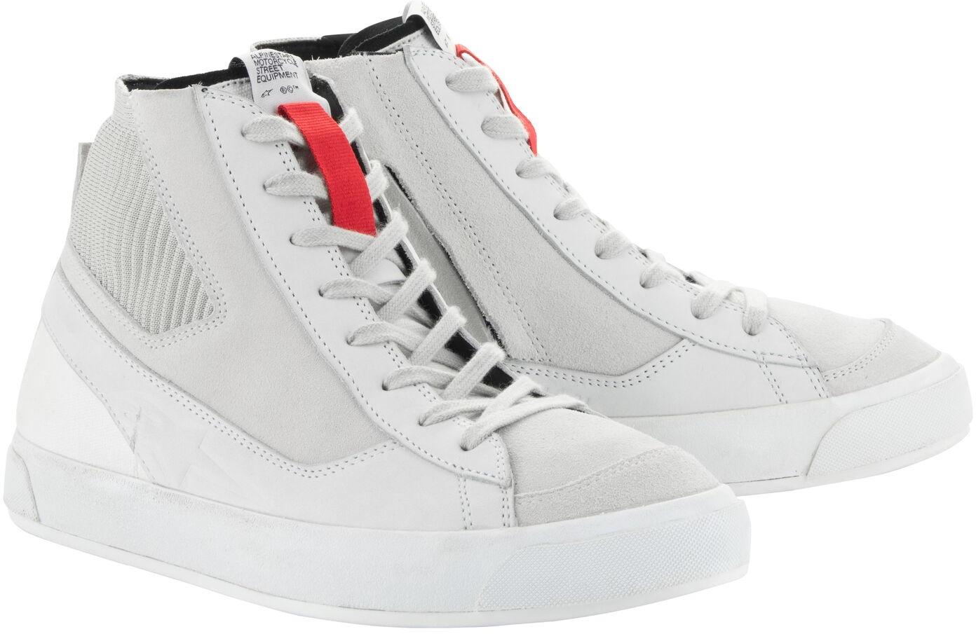 Chaussures moto hommes ALPINESTARS Stated Shoes Blanc-Gris Cool