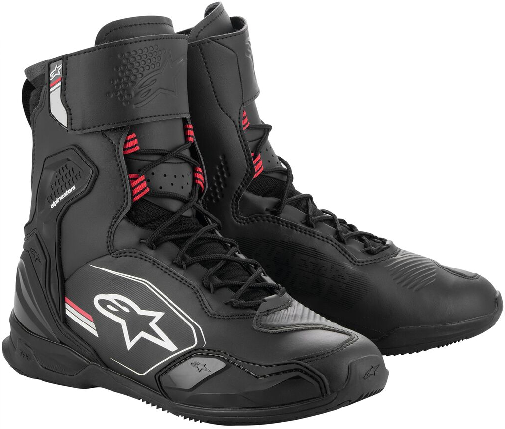ALPINESTARS Superfaster Shoes Noir-Gris-Rouge Vif