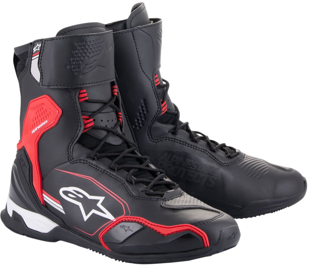 ALPINESTARS Superfaster Shoes Black-Bright Red-White