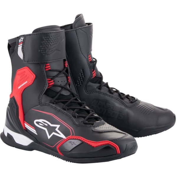 ALPINESTARS Superfaster Shoes Black-Bright Red-White