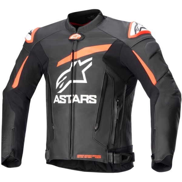 ALPINESTARS GP Plus V4 Jacket Zwart-Rood Fluo-Wit