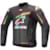 Men's leather motorcycle jacket ALPINESTARS GP Plus V4 Black-Red Fluo-White