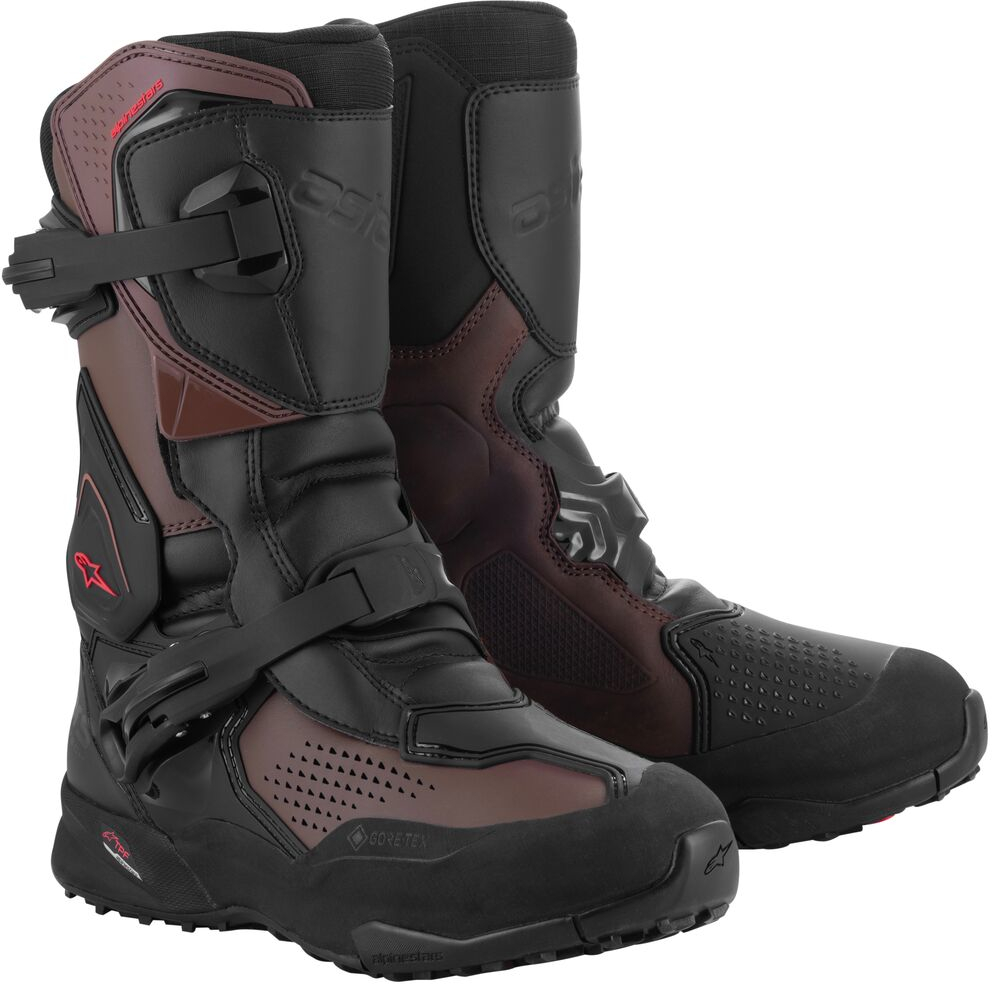 Men's Gore-Tex® motorcycle boots and shoes ALPINESTARS XT-8 GTX Black-Brown