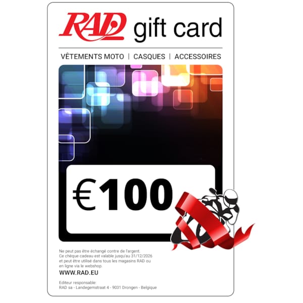 RAD Chèque-cadeau numérique Francophone €100,00