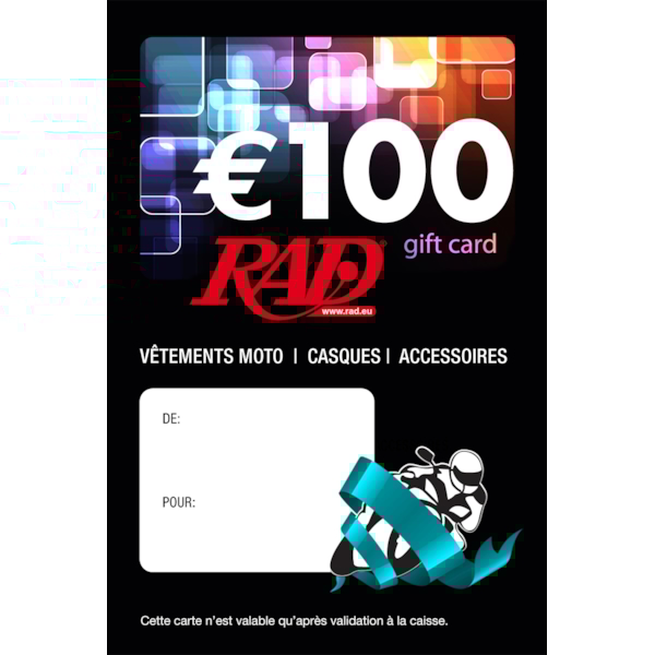 RAD Chèque-cadeau physique Francophone €100,00