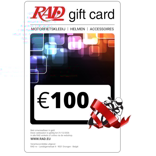 RAD Dutch digital gift card €100,00