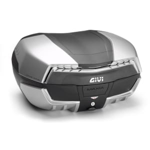 Topkoffers en zijkoffers GIVI V58 Maxia 5 Monokey Topkoffer fumé reflectoren, mat grijs afwerking