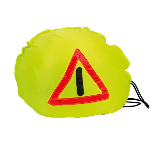 GMS Sac de casque triangle de présignalisation Jaune fluo