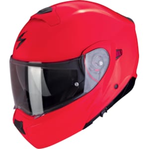 Casque modulable SCORPION EXO-930 Evo Solid Rouge fluo