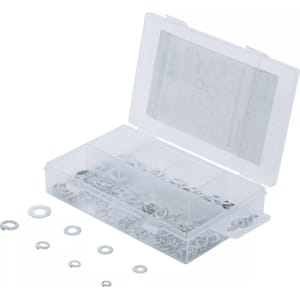 Bolts, nuts and small hardware BGS TECHNIC Washer assortment 250 pieces