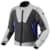 Men's summer motorcycle jacket and hoodie REV'IT! Airwave 4 Light grey - Blue