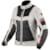 Women's summer motorcycle jacket and hoodie REV'IT! Tornado 4 H2O Lady Silver - Black
