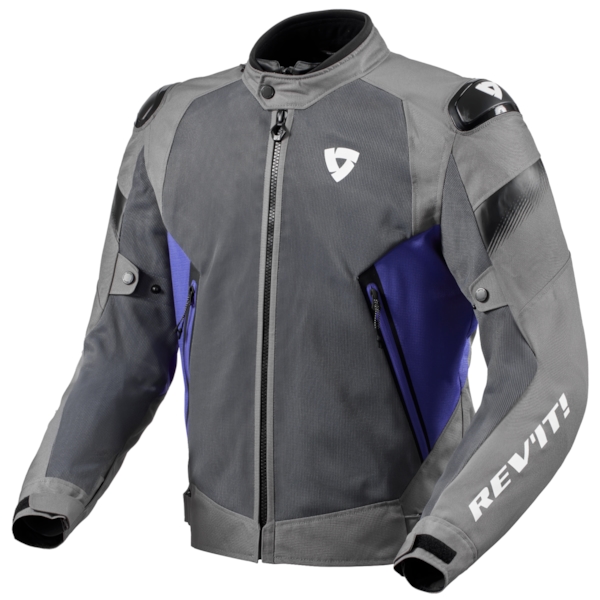 REV'IT! Control Air H2O jacket Grijs - Blauw