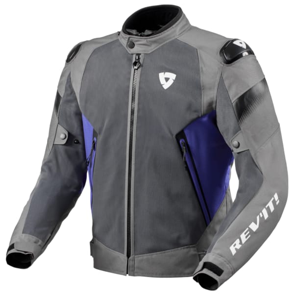 REV'IT! Control Air H2O jacket Grijs - Blauw