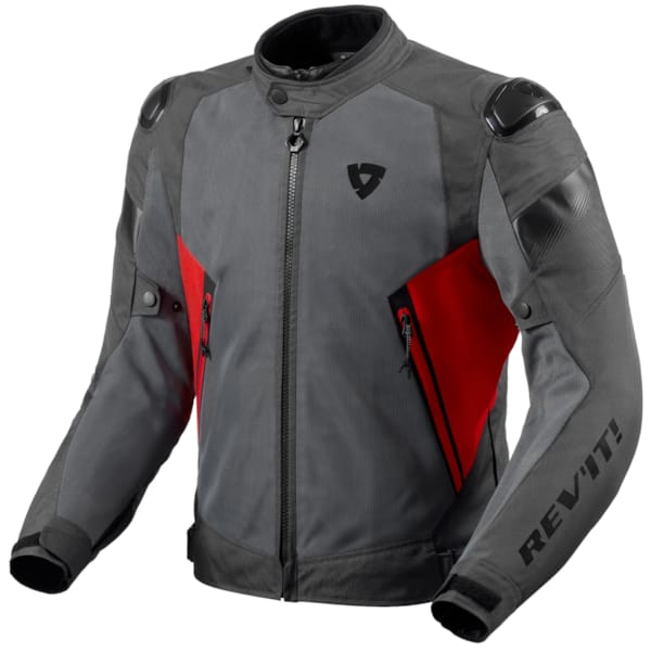 REV'IT! Control Air H2O jacket Grey - Red
