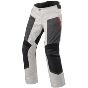 Doorwaai motorbroek heren REV'IT! Tornado 4 H2O pants Zilver - Zwart kort