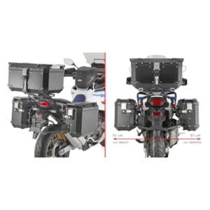 Fixations spécifiques pour votre moto GIVI PLOS_CAM - Support valises latérales PLOS1178CAM