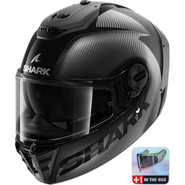SHARK Spartan RS Carbon Skin Carbon-Anthracite-Carbon DAD