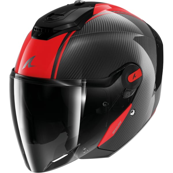 SHARK RS Jet Carbon Skin Carbon-Rouge-Carbon DRD
