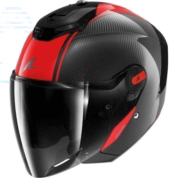 SHARK RS Jet Carbon Skin Carbon-Rood-Carbon DRD