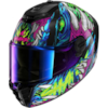 SHARK Spartan RS Shaytan Zwart-Groen-Paars KGV
