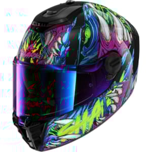 Full-face helmet SHARK Spartan RS Shaytan Black-Green-Violet KGV