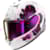Casque intégral SHARK D-Skwal 3 Mayfer Lady Blanc-Violet-Anthracite WVA