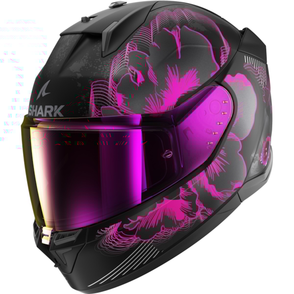 SHARK D-Skwal 3 Mayfer Lady Mat Noir-Violet-Anthracite KVA