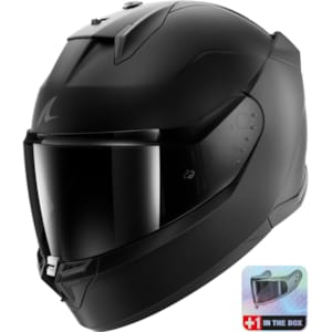 Casque intégral SHARK D-Skwal 3 Dark Shadow Noir mat KMA
