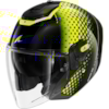 SHARK RS Jet Stride Zwart-Geel-Zilver KYS