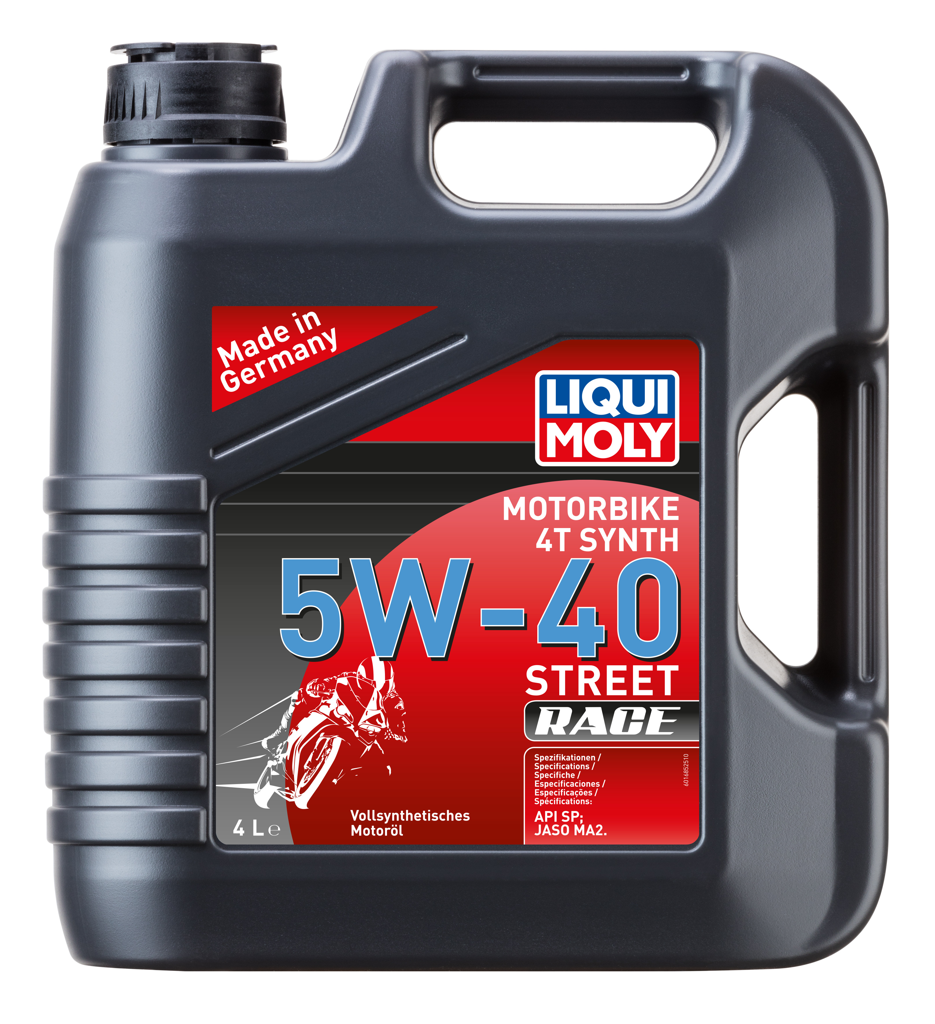 Huile moteur 4 temps LIQUI MOLY 5W-40 synthétique Street Race 4L