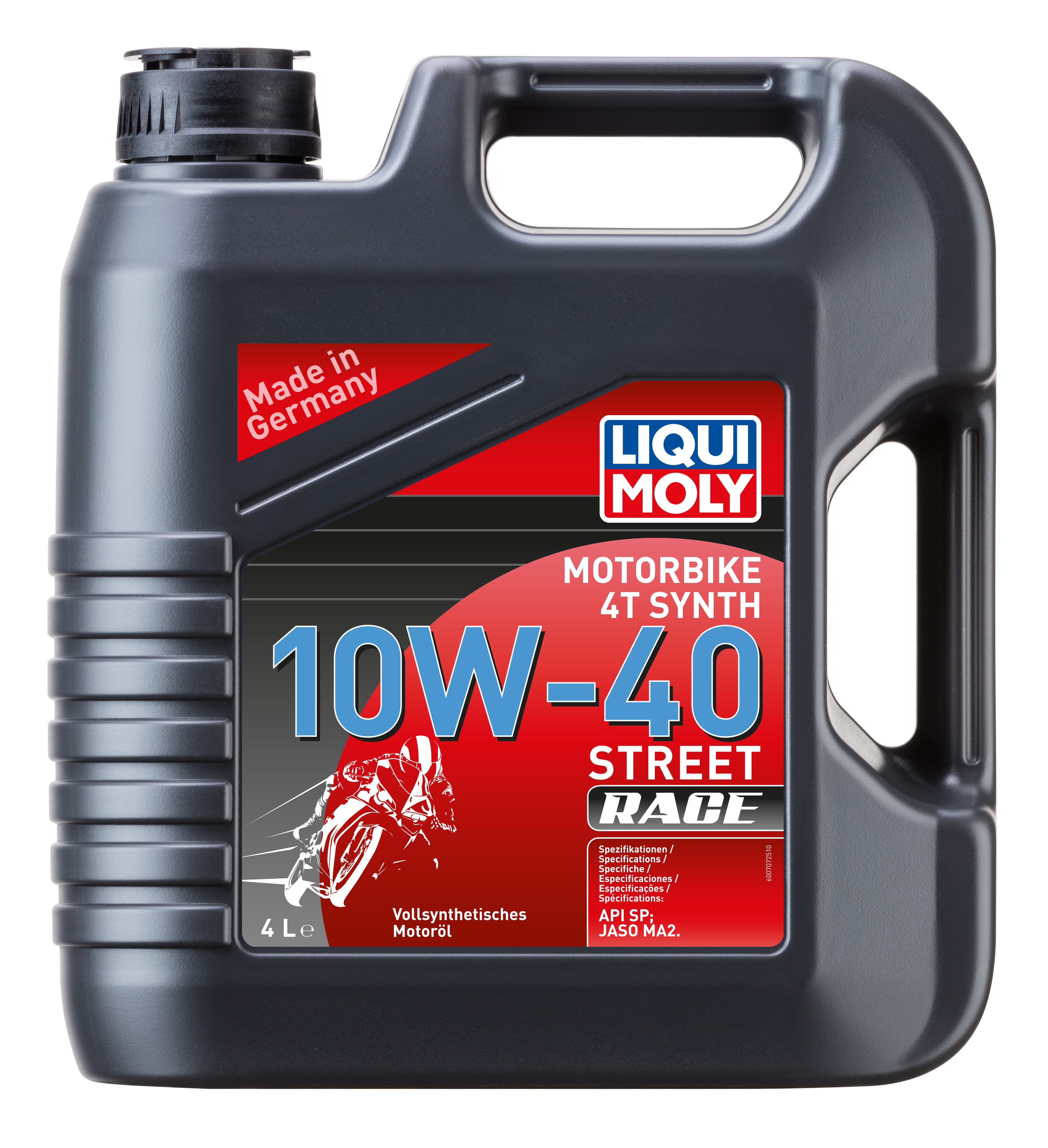 Huile moteur 4 temps LIQUI MOLY 10W-40 synthétique Street Race 4L