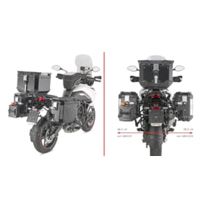 Motorcycle-specific mounts GIVI PLOS_CAM - Side cases holders PLOS8717CAM