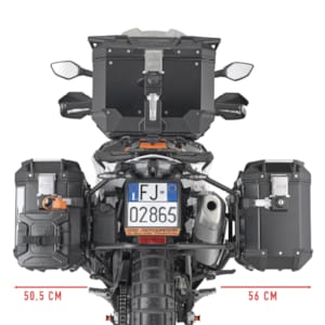 Fixations spécifiques pour votre moto GIVI PLO_CAM - Support valises latérales PLO7717CAM
