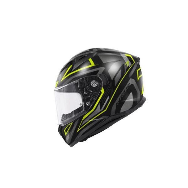 GIVI 50.7 Proton Mat Zwart-Titanium-Geel