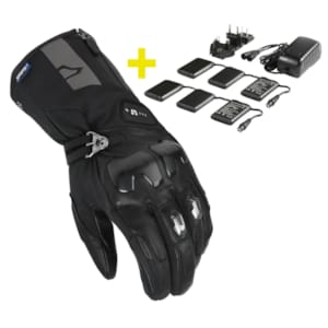 Verwarmde handschoenen MACNA Progress 2.0 12V 3A kit Zwart
