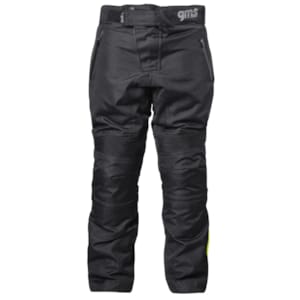 Pantalon moto enfant GMS Highway WP Junior Noir - Jaune Fluo