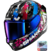 SHARK Skwal i3 Hellcat Zwart-Chroom-Blauw KUB