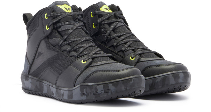 Men's motorcycle shoes DAINESE Suburb D-Wp Black-Camo-Yellow